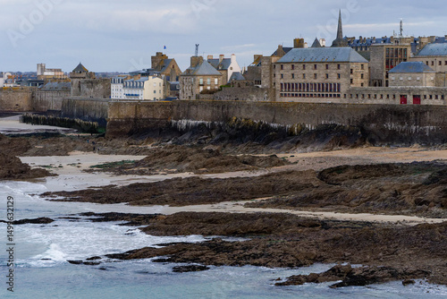 Saint-Malo - La ville vue du Grand-Bé