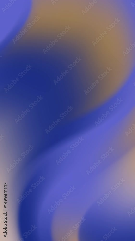 Vibrant blue and Dark yellow Flowing Vertical Abstract Background for Cheerful Digital Media and Contemporary Designs
