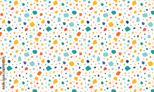 Abstract Confetti Spots Vector Background