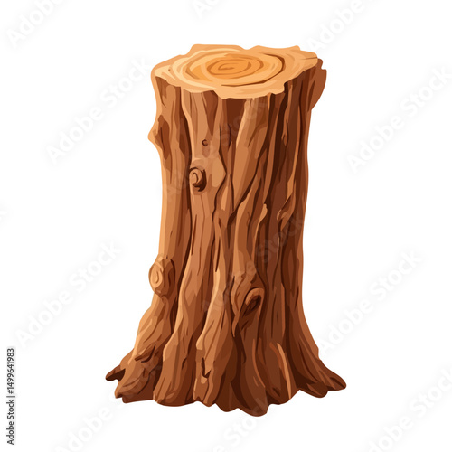 My Simple flat 2D icon tree bark closeup isolated on transparent background, vector, flat design, animation design, simple flat 2D icon, minimalist design, clipart