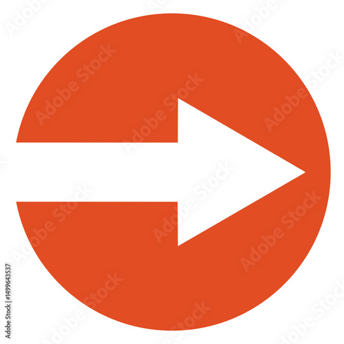 Free Download Pfeil Button in rot zeigt nach rechts - GFXLoad
