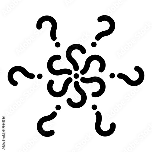 Signs of questions Sign question icon black color vector illustration image flat style