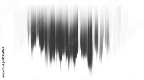 An abstract blurred image in black and white with flowing textures.