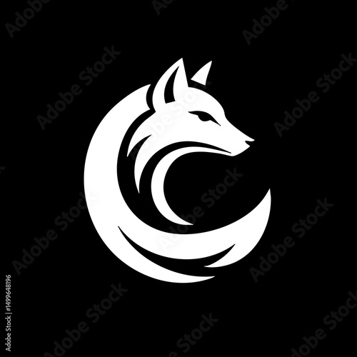 The Fox and Letter C Logo Icon Symbol Emblem