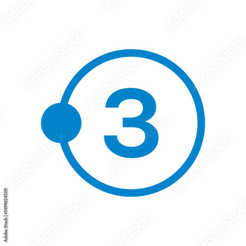 Number icon vector illustration. Infographic number icon vector. number icon vector