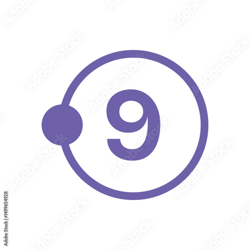 Number icon vector illustration. Infographic number icon vector. number icon vector