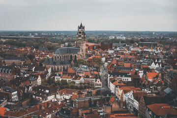 Fototapete Brügge Blick vom Belfried auf Brügger Altstadt  © Francesca Emer