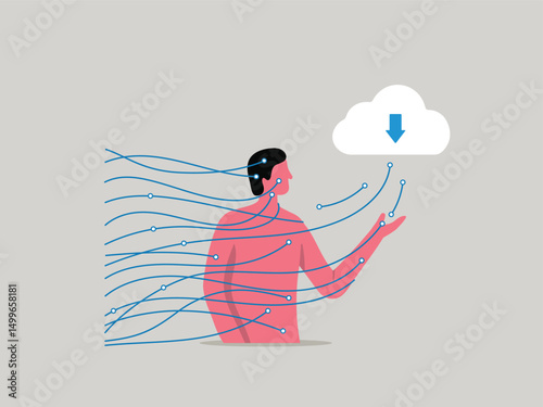 Human Made of Flowing Data Streams.