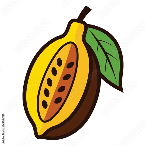 A vector illustration of fresh, organic, juicy fruits like apples, mangoes, and pears for a healthy and sweet diet
