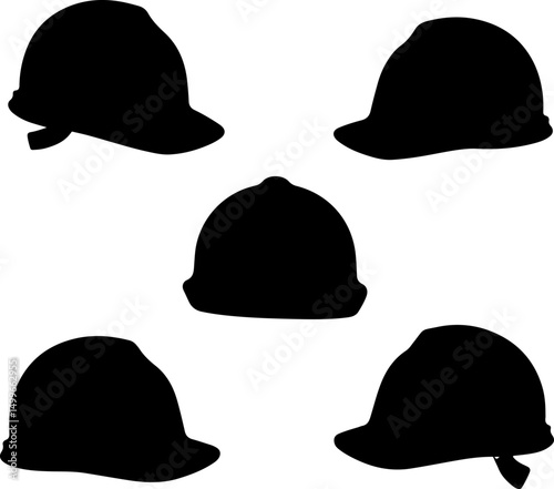 Labour day  Construction Safety Helmet Icon" vector