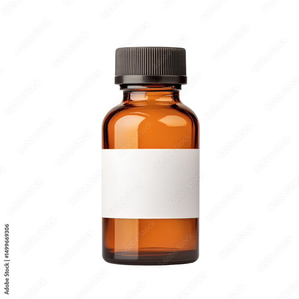 Medicine bottle for pain relief transparent background in studio environment focused viewpoint Medicine bottle for pain relief transparent background in studio environment focused viewpoint