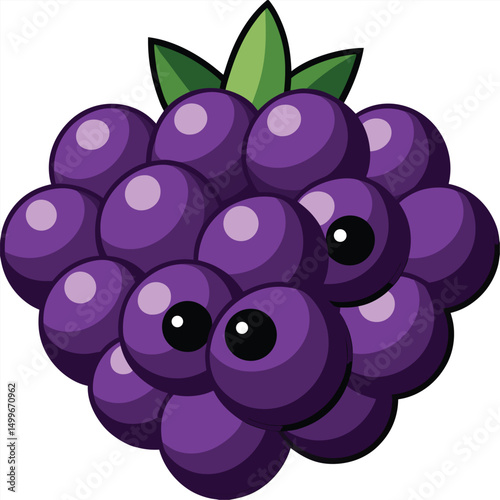a bunch of blackberries with deep purple black color