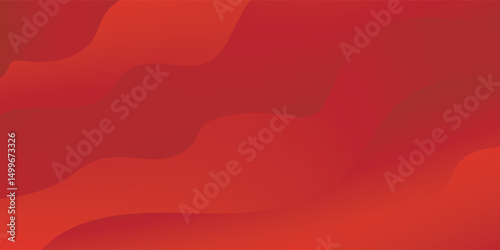 Abstract red and gold ribbons background. Used to decorate advertisements, publications, Eps10 vector
