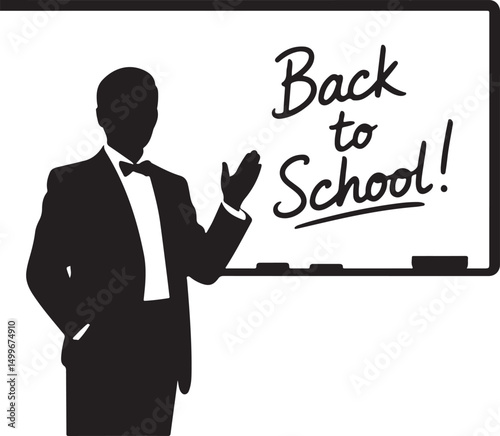 Students with Backpacks Walking to School

Back to School Supplies Silhouette Set

School Bus Arrival Vector Scene

First Day of School Silhouette Design

Teacher Welcoming Students Vector Art
