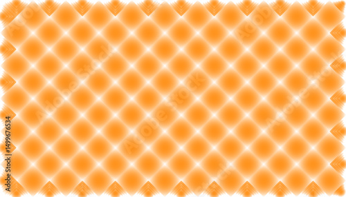 Abstract orange cubic pattern background vector illustration