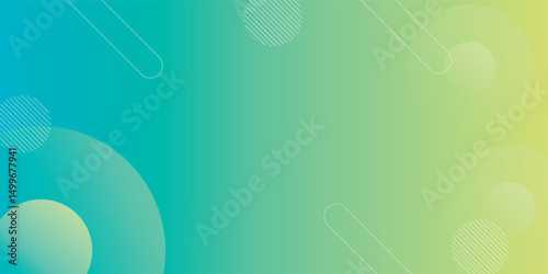 background banners. full of colors, bright green gradations
