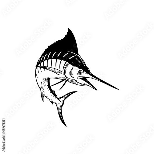 Majestic Marlin Leaping from the Ocean – Action Wildlife Photography