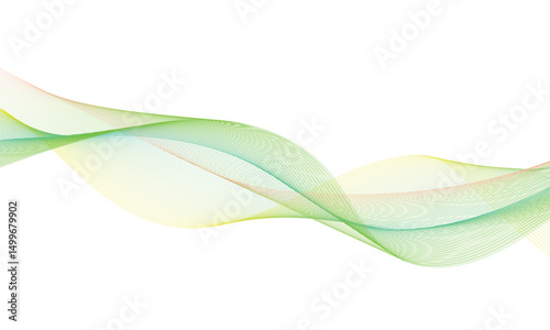Abstract modern stylized black and grey white curve wave line smooth stripe white background. Use for banner, business, presentation illustration.Abstract vector black and white background with wavy l