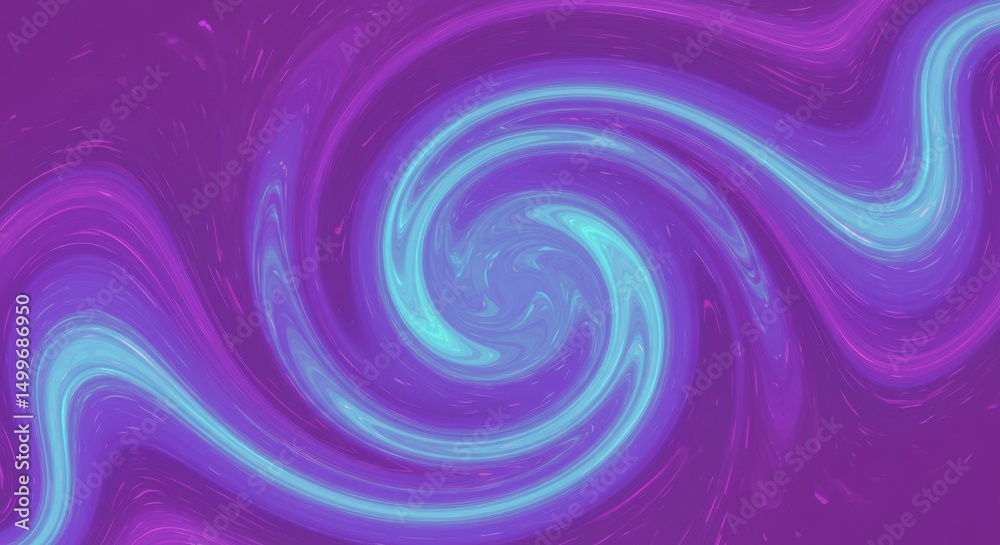 Obraz premium Abstract Swirling Purple and Blue Fluid Design Vortex Background Texture