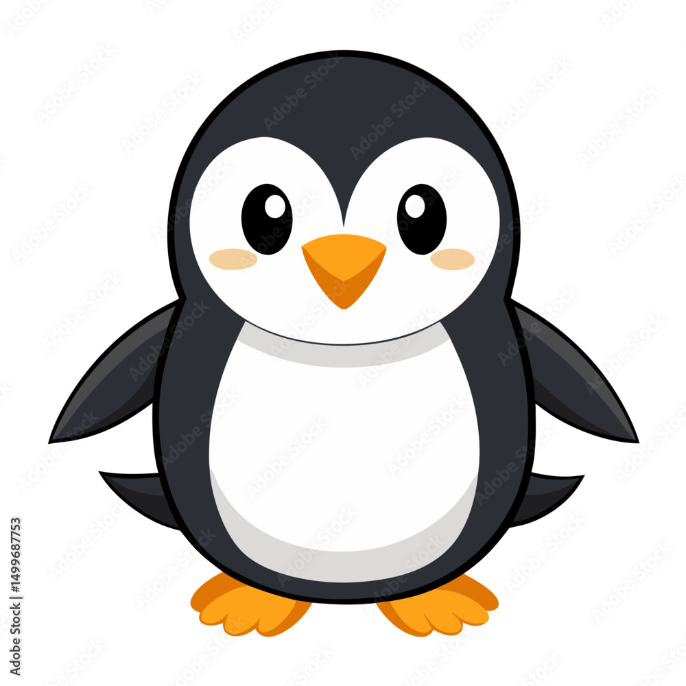 Obraz premium penguin on the beach