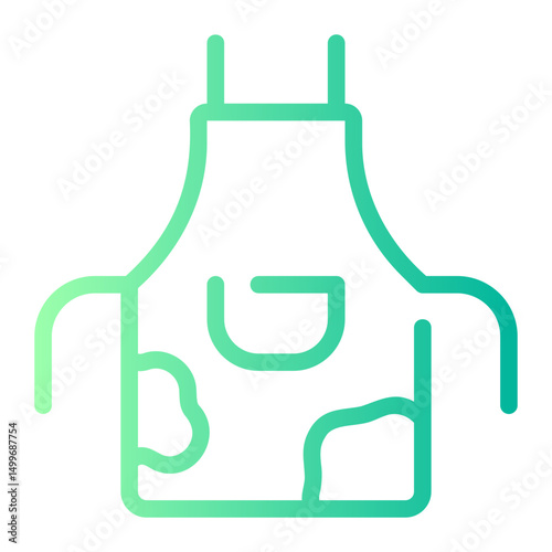apron gradient icon