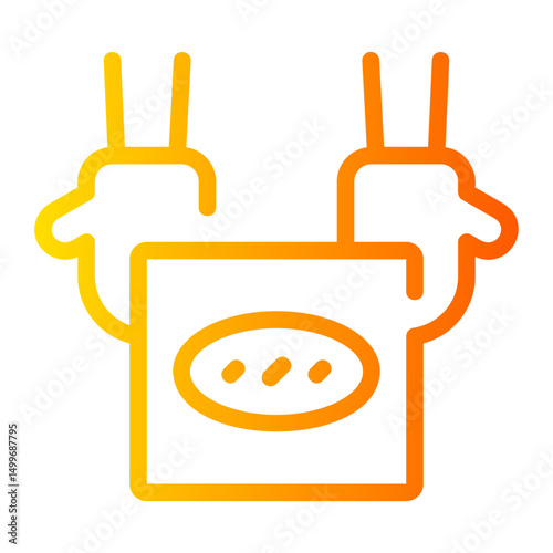 bakery gradient icon