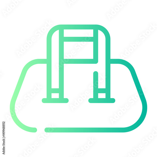 sport bag gradient icon