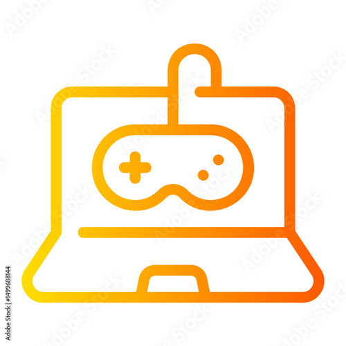 video controller gradient icon