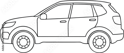 A black outline drawing shows the side profile