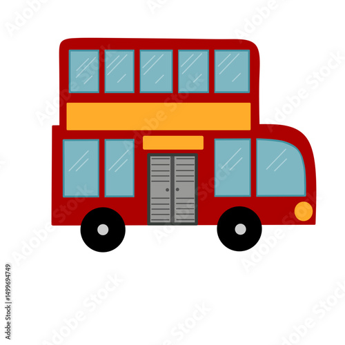 london bus vector illustration