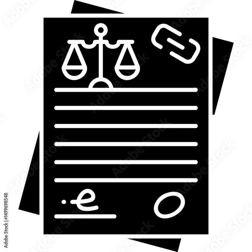 Law Document Icon