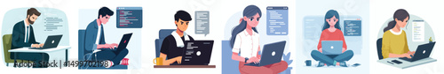 People Working Remotely