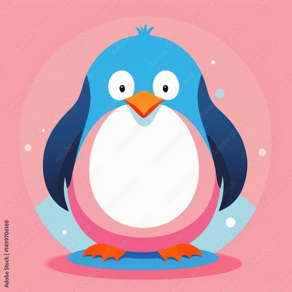 Obraz premium Cute Penguin Illustration