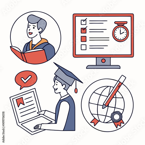 Online education graduation success global learning achievement