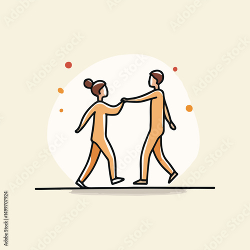 Minimalist Charity Icons with Bold Lines and Solid Colors – Vector Illustration Representing Generosity, Giving Hands, and Social Good for Charity Awareness