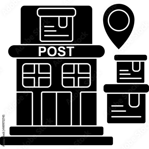 Post Office and Logistics Delivery Icon