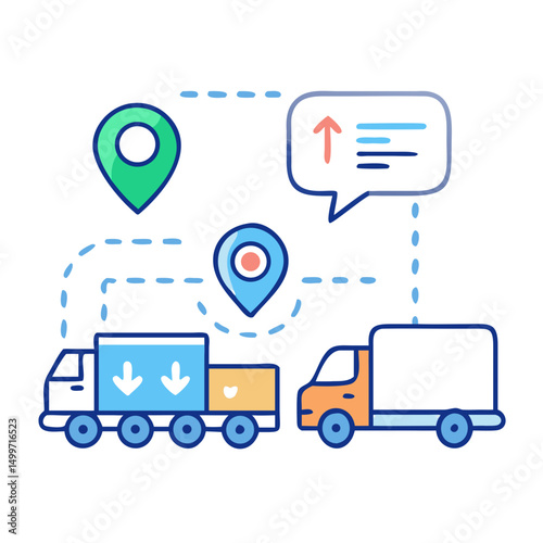 Professional delivery service illustration transparent background