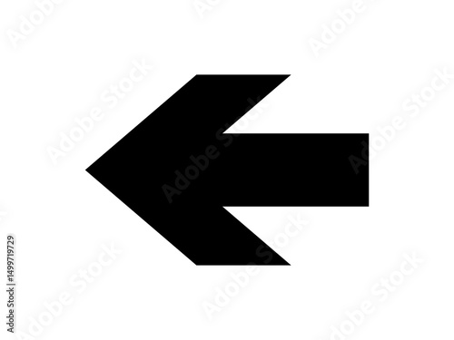 Left Arrow Icon Vector Illustration Design