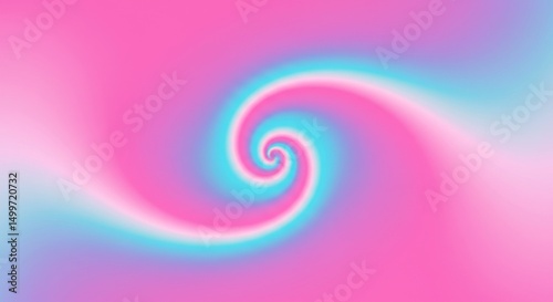 Abstract Pink and Blue Swirl Background Pastel Spiral Design Hypnotic Vortex Texture