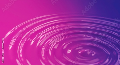 Abstract Purple Water Ripples Fluid Texture Background Circular Wave Pattern Design