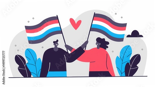 Understanding and supporting demisexual pride with flags and community support