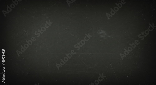 Clean Blackboard with Chalk Marks