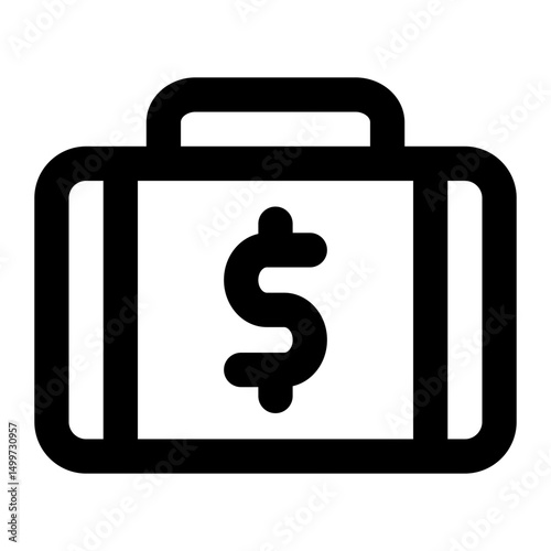 money bag icon for illustration