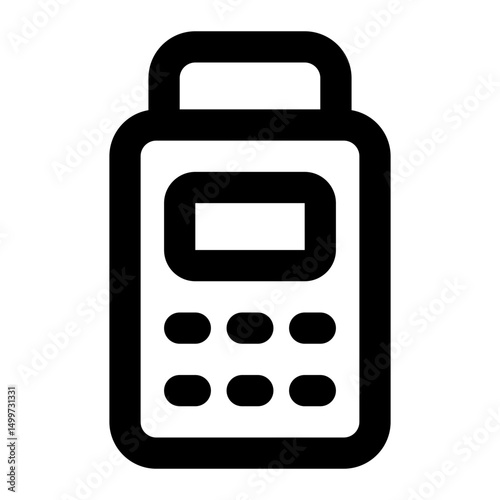 pos terminal icon for illustration