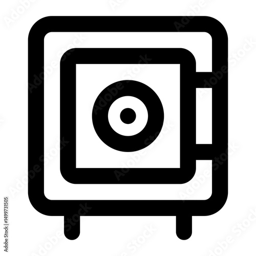 safebox icon for illustration