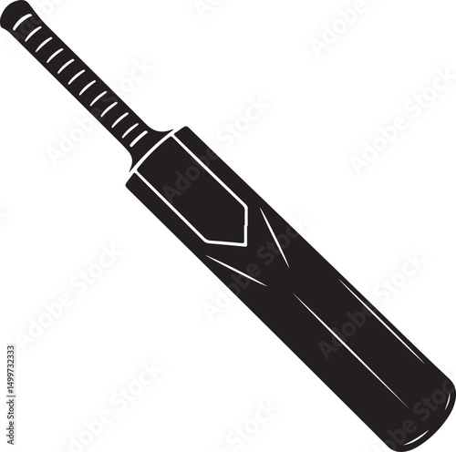 crossed cricket bat and ball icon set isolated on white background