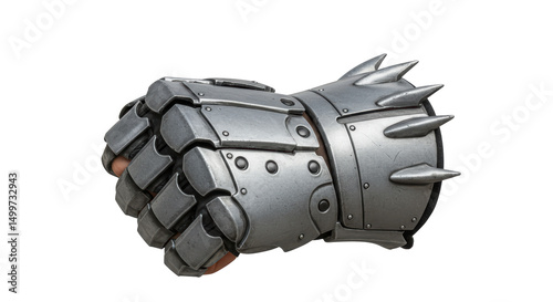 Принти на полотні Isolated Metal Gauntlet