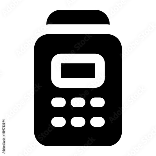 pos terminal icon for illustration