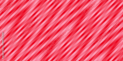 Vector abstract geometric seamless pattern with fading lines, tracks, halftone stripes. Extreme sport style background, urban art. Trending sporty texture. Pink and red color. Dynamic creative design