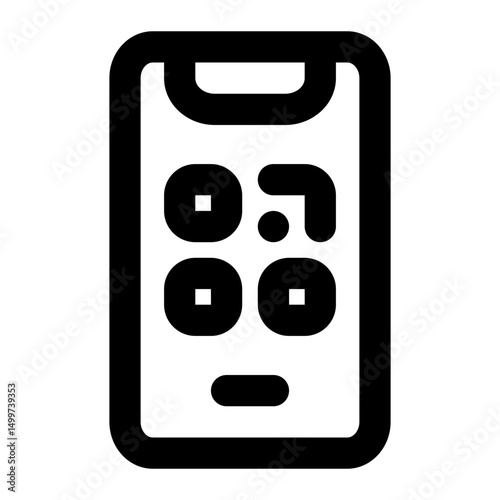 barcode icon for illustration
